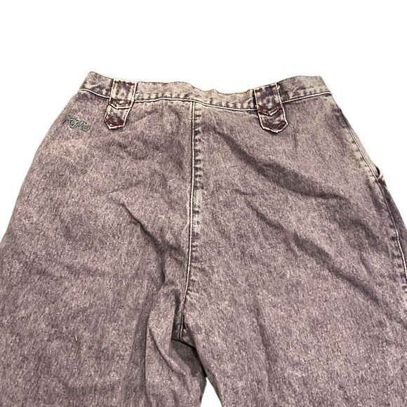 Vtg Roper Bareback High Rise Stonewash‎ Purple Denim Mom Jeans Women's Sz 15 16 - Picture 6 of 8